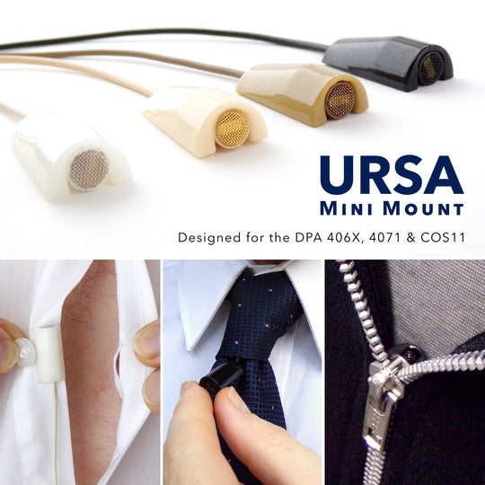 URSA MiniMount for DPA 4060 lavalier, beige