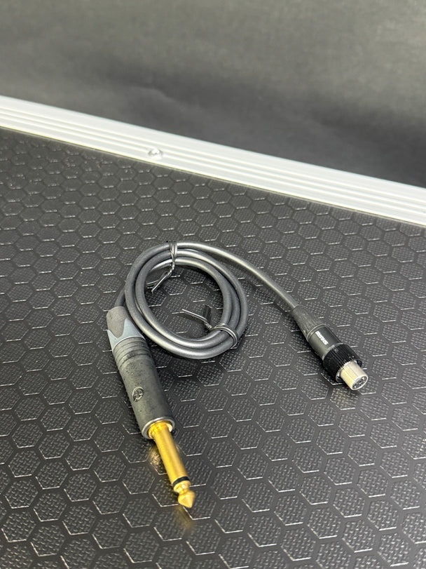 Shure 1/4 in to TA4F Instrument Cable