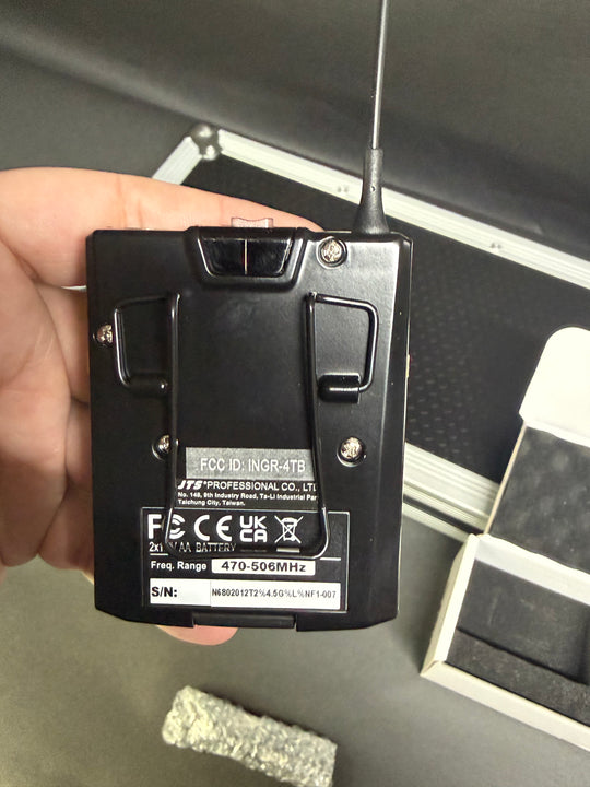 JTS R-4TBM Bodypack + CM-501 Lavalier, view 4