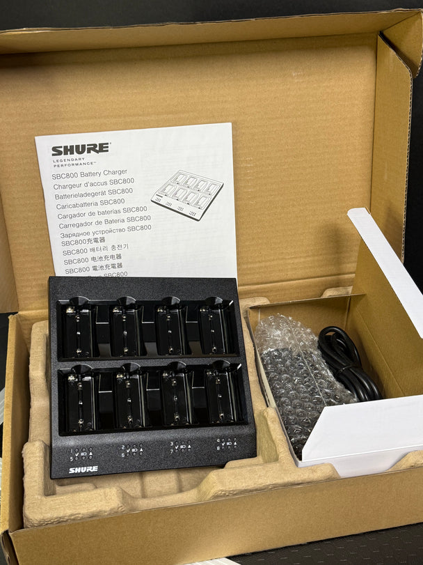 Shure SBC800-US 8-Bay SB900 Charger
