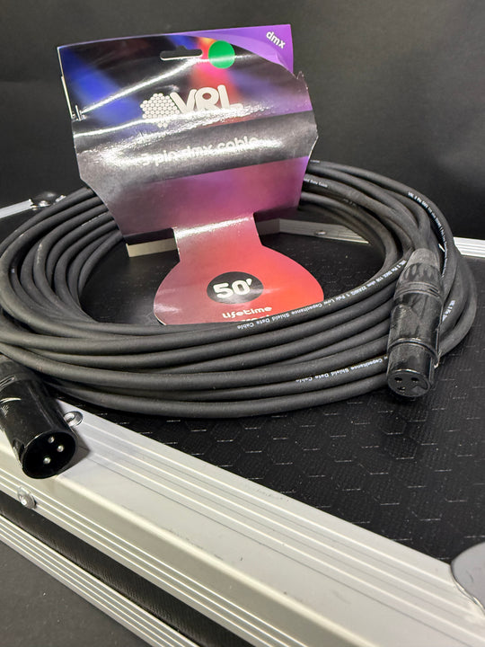 Elite Core 3-Pin DMX Cable, 50 ft, view 2