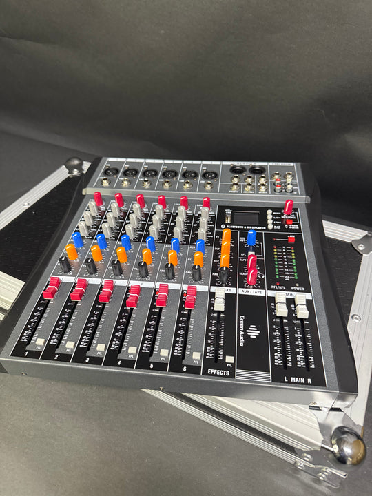 6-Channel Analog Mixer with USB Playback