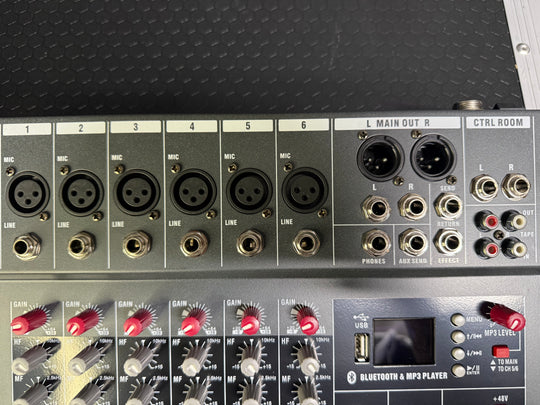 6-Channel Analog Mixer with USB Playback, view 6