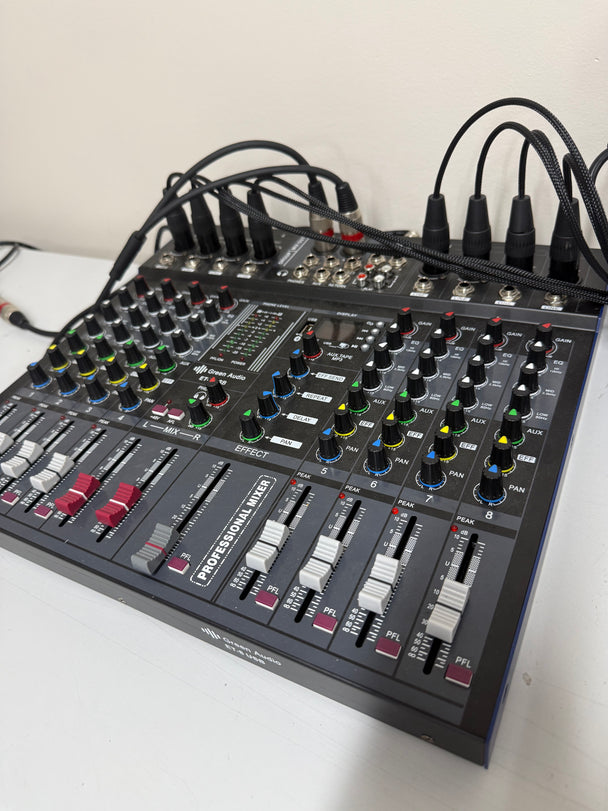 8-Channel Analog Mixer with Bluetooth