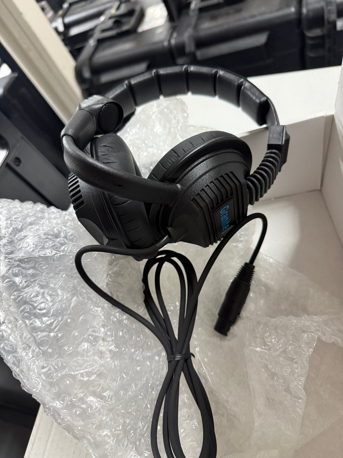 Granite Sound GS-CHS2 Dual-Muff Intercom Headset
