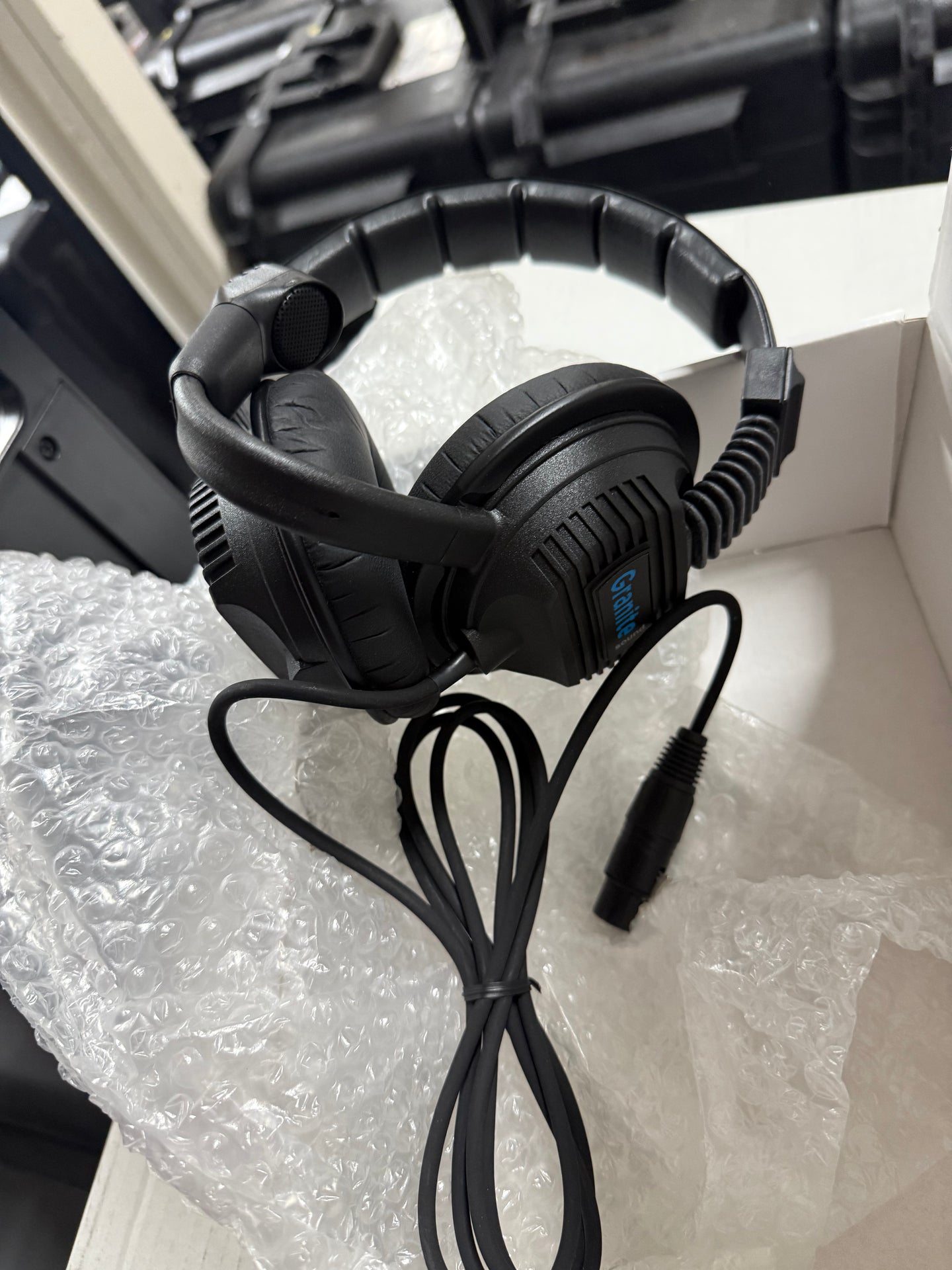 Granite Sound GS-CHS2 Dual-Muff Intercom Headset