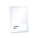 Clear 6 x 9 in zip bag with white write-on label marked with an actor name and mic number