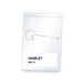Clear zip mic bag holding a beige earset microphone (mic not included)