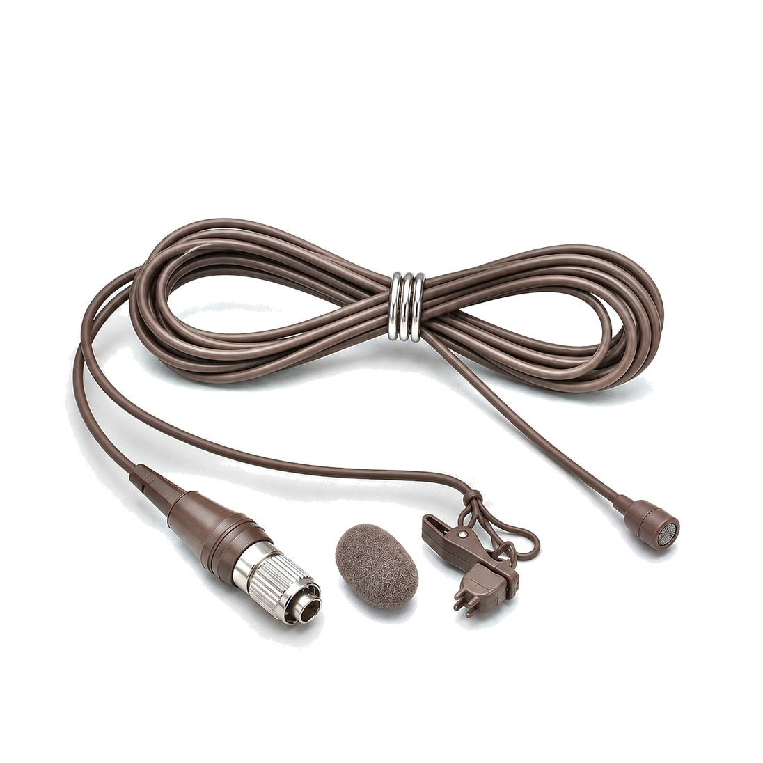 Bodymics lavalier – brown, cH connector