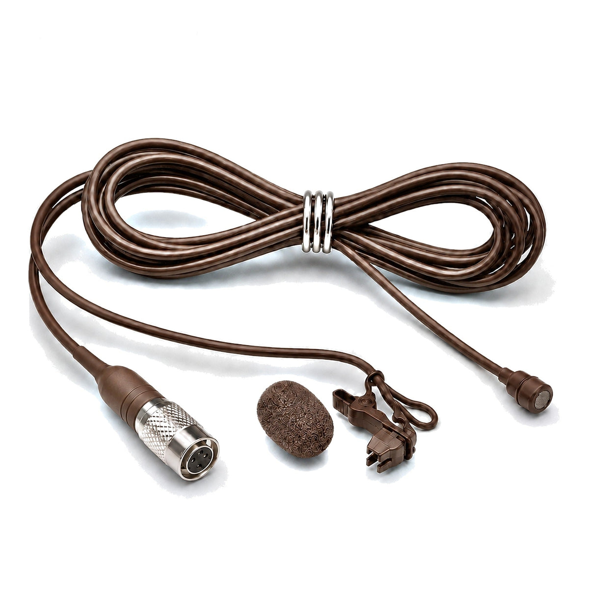 Bodymics lavalier – brown, cW connector
