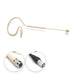 Bodymics earset microphone for Audio-Technica wireless with Audio-Technica cW-style connector (pre-2018 bodypacks) and Audio-Technica cH-style screw-down connector (2018 and later bodypacks)