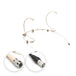 Bodymics headset microphone for Audio-Technica wireless with Audio-Technica cW-style connector (pre-2018 bodypacks) and Audio-Technica cH-style screw-down connector (2018 and later bodypacks)