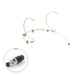 Bodymics headset microphone for MiPro wireless with 4-pin mini XLR (TA4F) connector