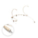 Bodymics headset microphone for Sennheiser wireless with 3.5 mm locking connector