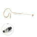 Bodymics earset microphone for Shure wireless with 4-pin mini XLR (TA4F) connector