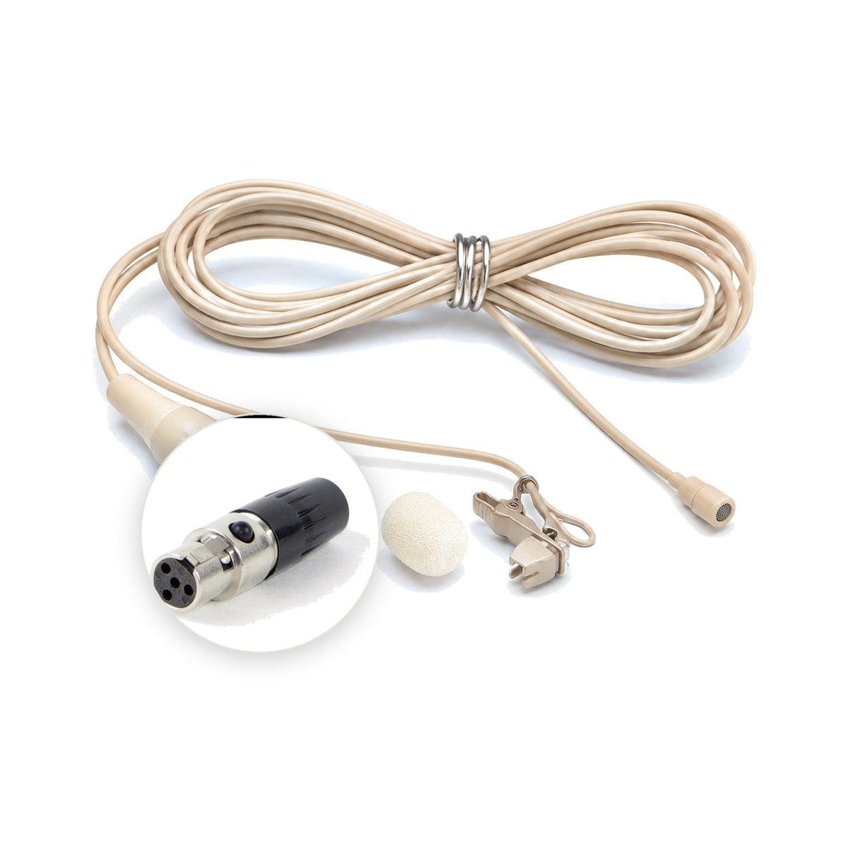 Bodymics lavalier microphone for Shure wireless