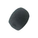 Black foam windscreen for 9–11 mm mic capsules