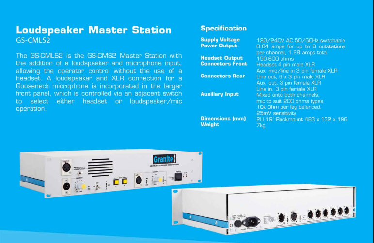Granite Sound GS-CMLS2 Loudspeaker Master, view 2