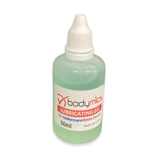 Bodymics lubricating gel for HellermannTyton sleeves, 50 ml dropper bottle