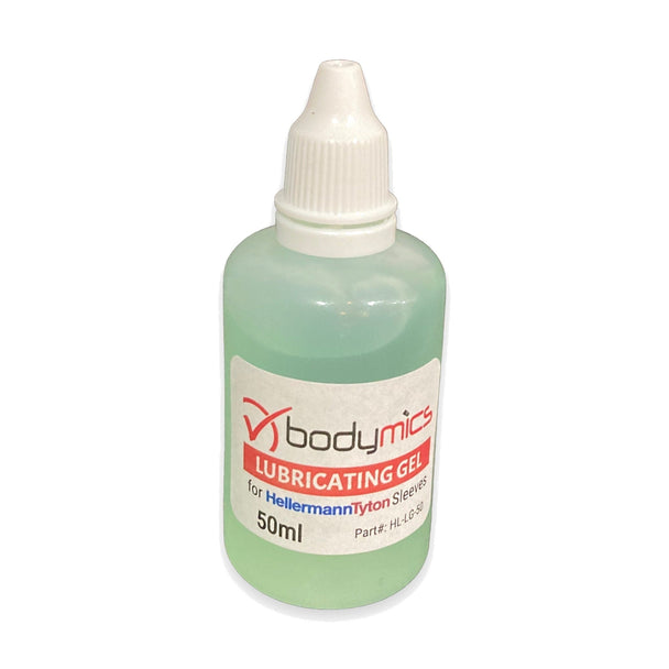 Bodymics lubricating gel for HellermannTyton sleeves, 50 ml dropper bottle