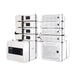 Creative Audio Avalon 4 mini line array, white, ground-stacked left and right
