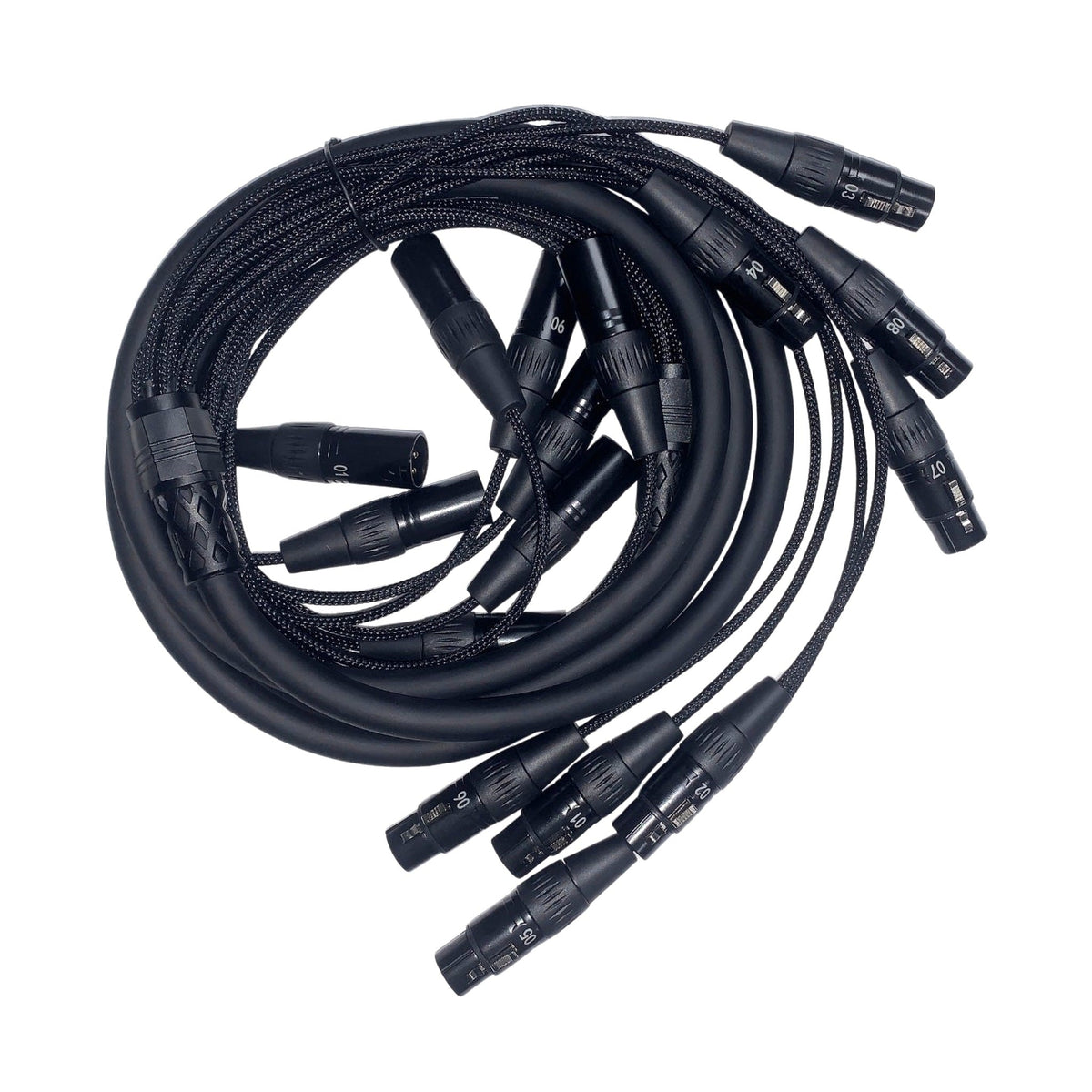 CL8.DH tapered 8-channel XLR rack snake