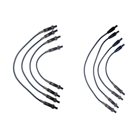 DC power cables in tapered lengths
