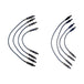 DC power cables in tapered lengths