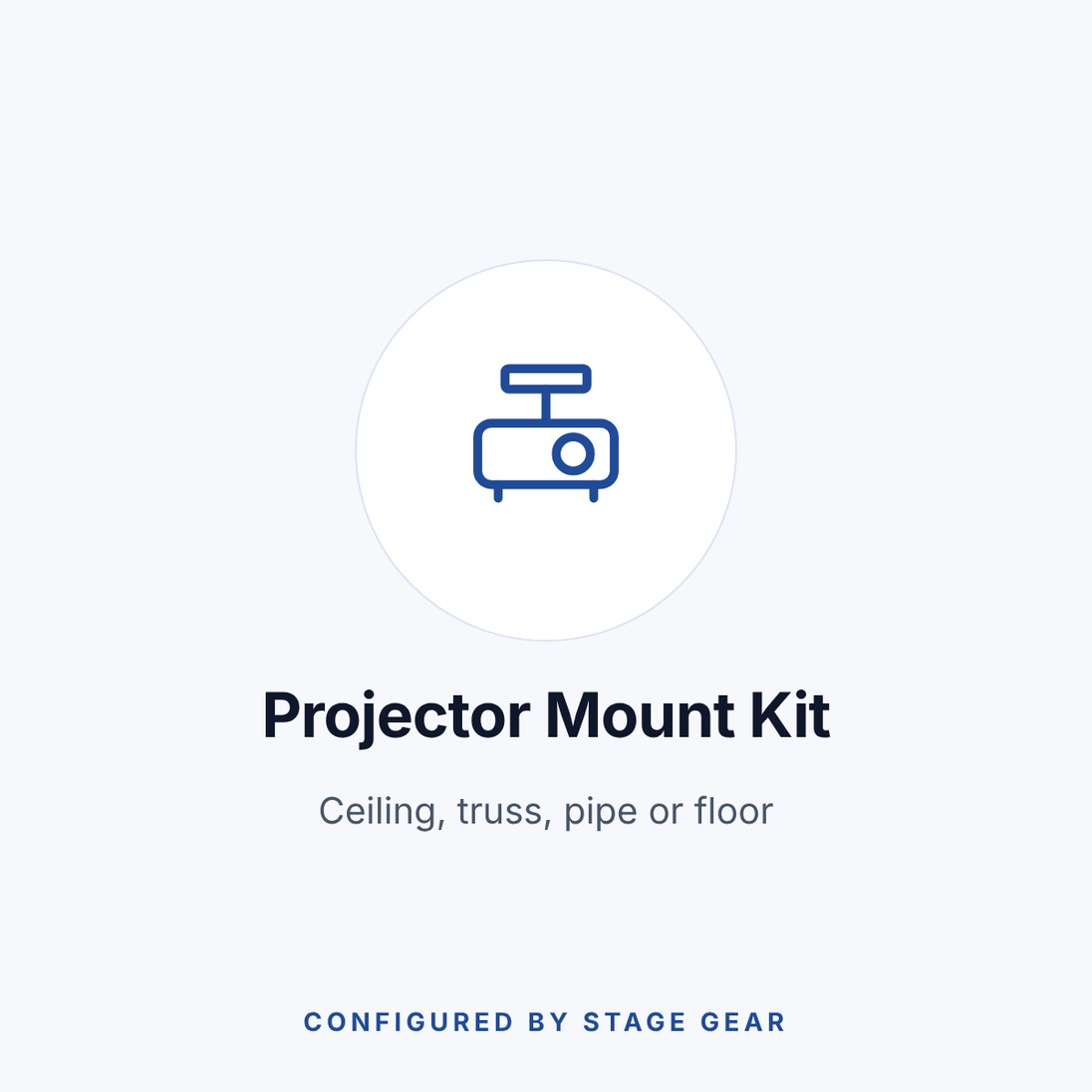 Projector Mount Kit for Theatres