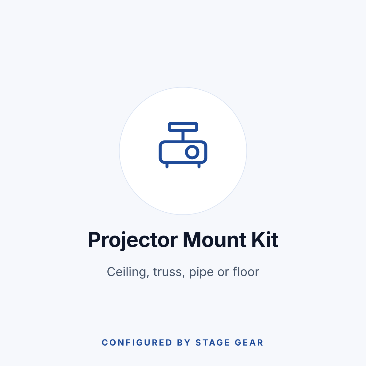 Projector Mount Kit for Theatres