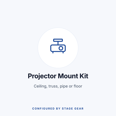 Projector Mount Kit — Configured by Stage Gear