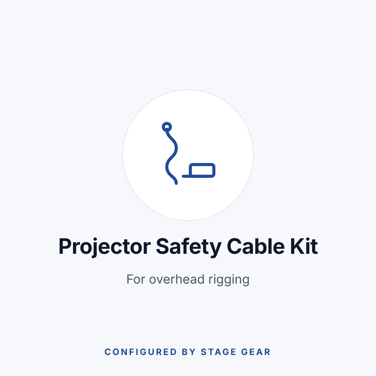 Projector Safety Cable Kit