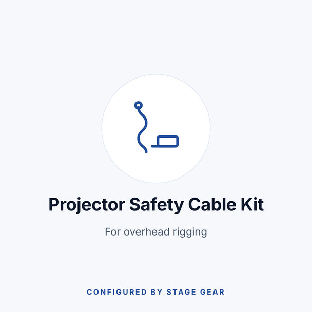 Projector Safety Cable Kit