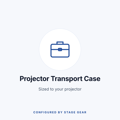Projector Transport Case — Sized to Your Projector
