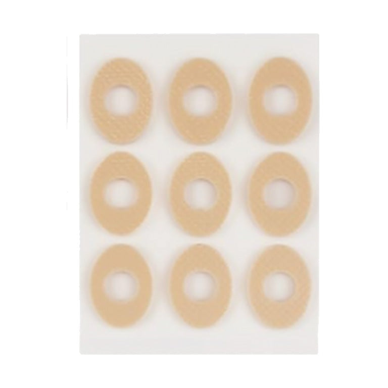 Lavalier mounting pads, sheet of 9, beige