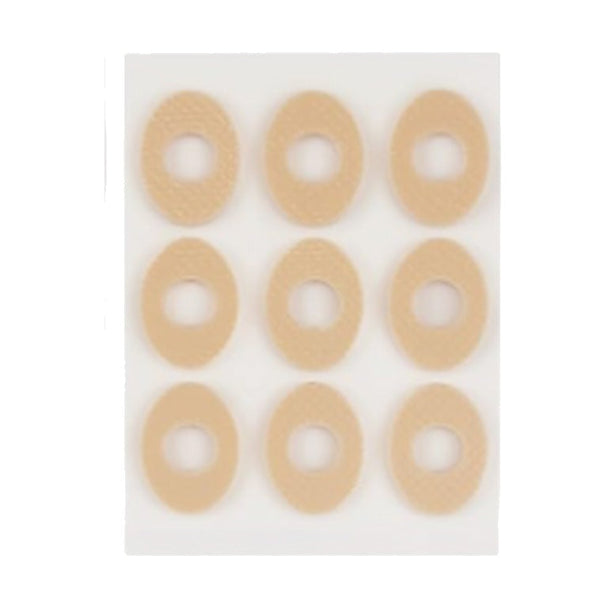 Lavalier mounting pads, sheet of 9, beige