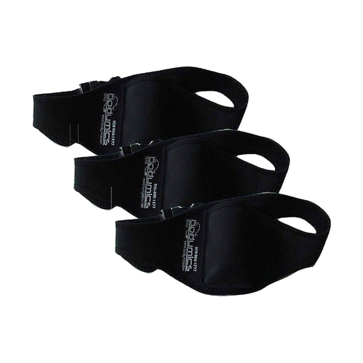 Bodypack transmitter belts, black