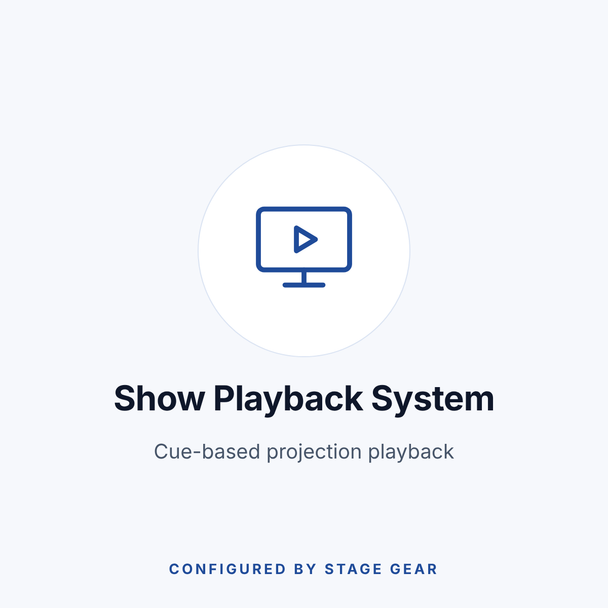 Show Playback System for Projection Cues