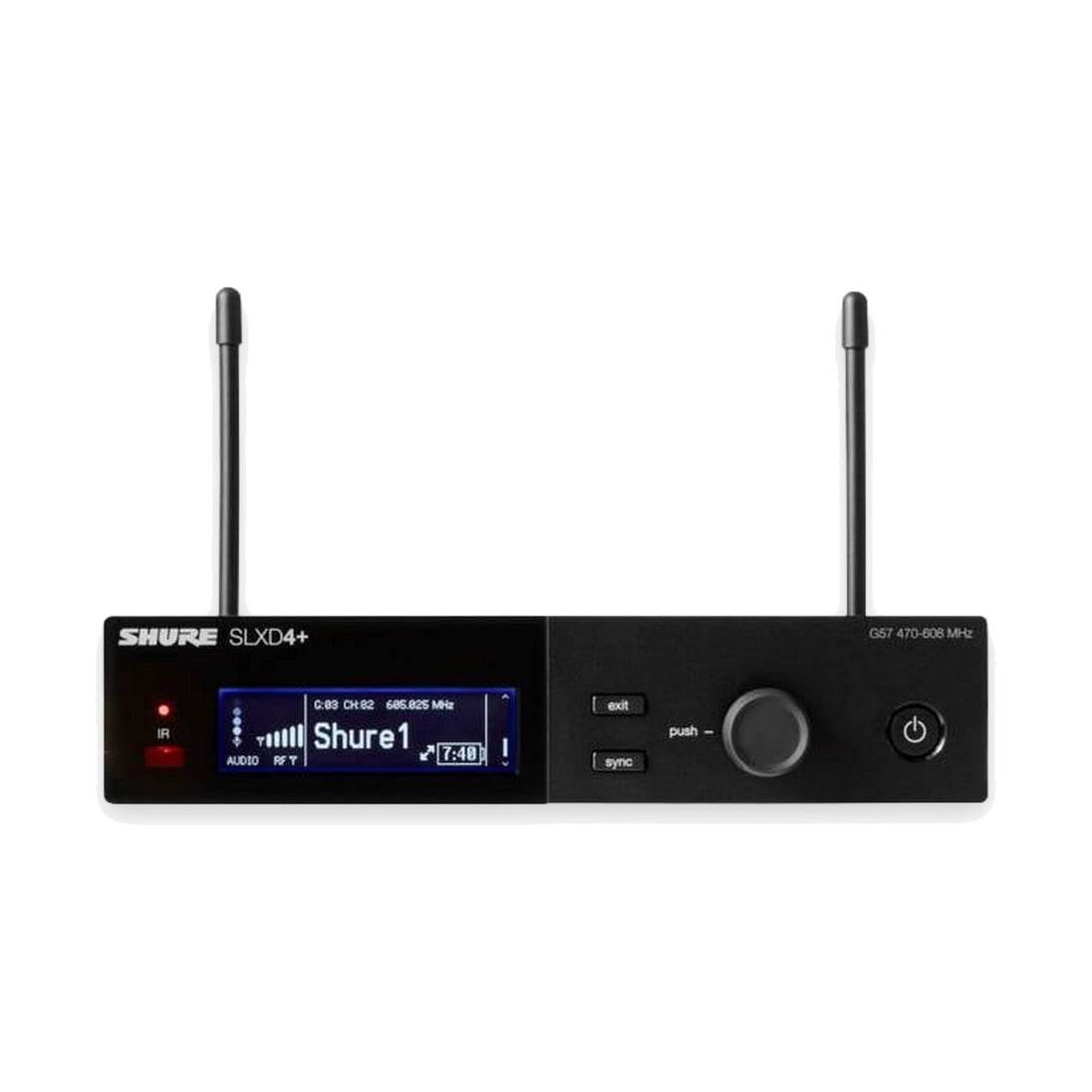 Shure SLXD4+ Single-Channel Digital Wireless Receiver (G57)