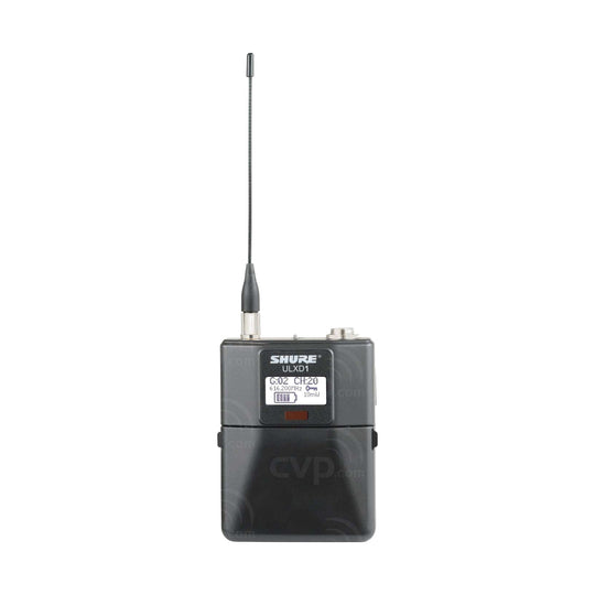 Shure ULXD1 Digital Wireless Bodypack Transmitter with TA4M (G57: 470 to 608 MHz)