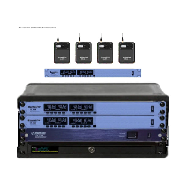 Creative Audio Show-Ready 8-channel fly rack with bodypacks
