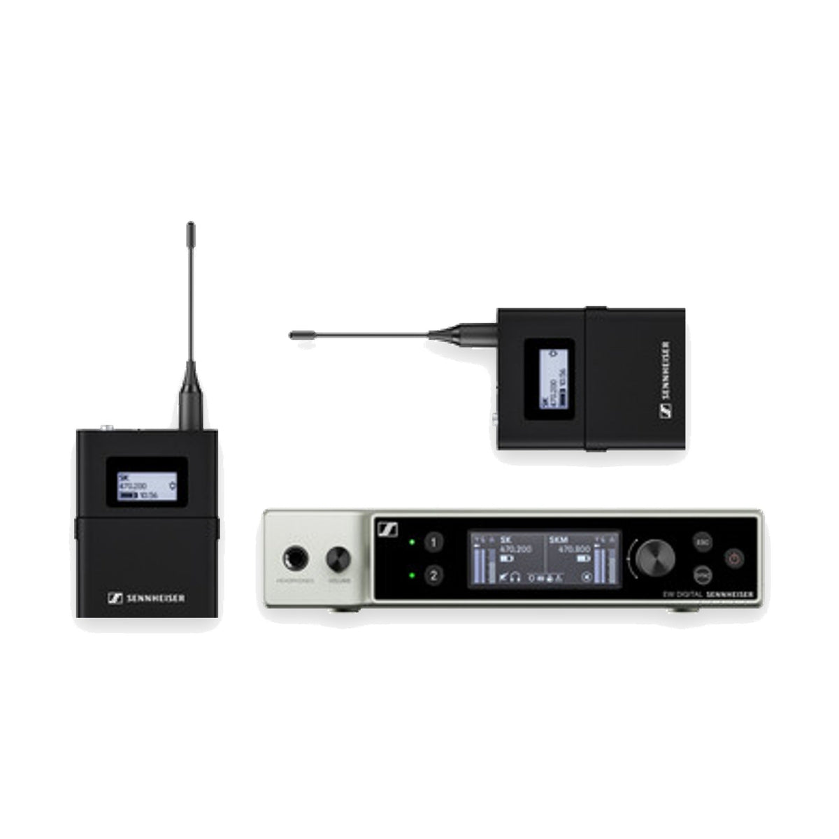 Sennheiser EW-DX receiver and bodypack