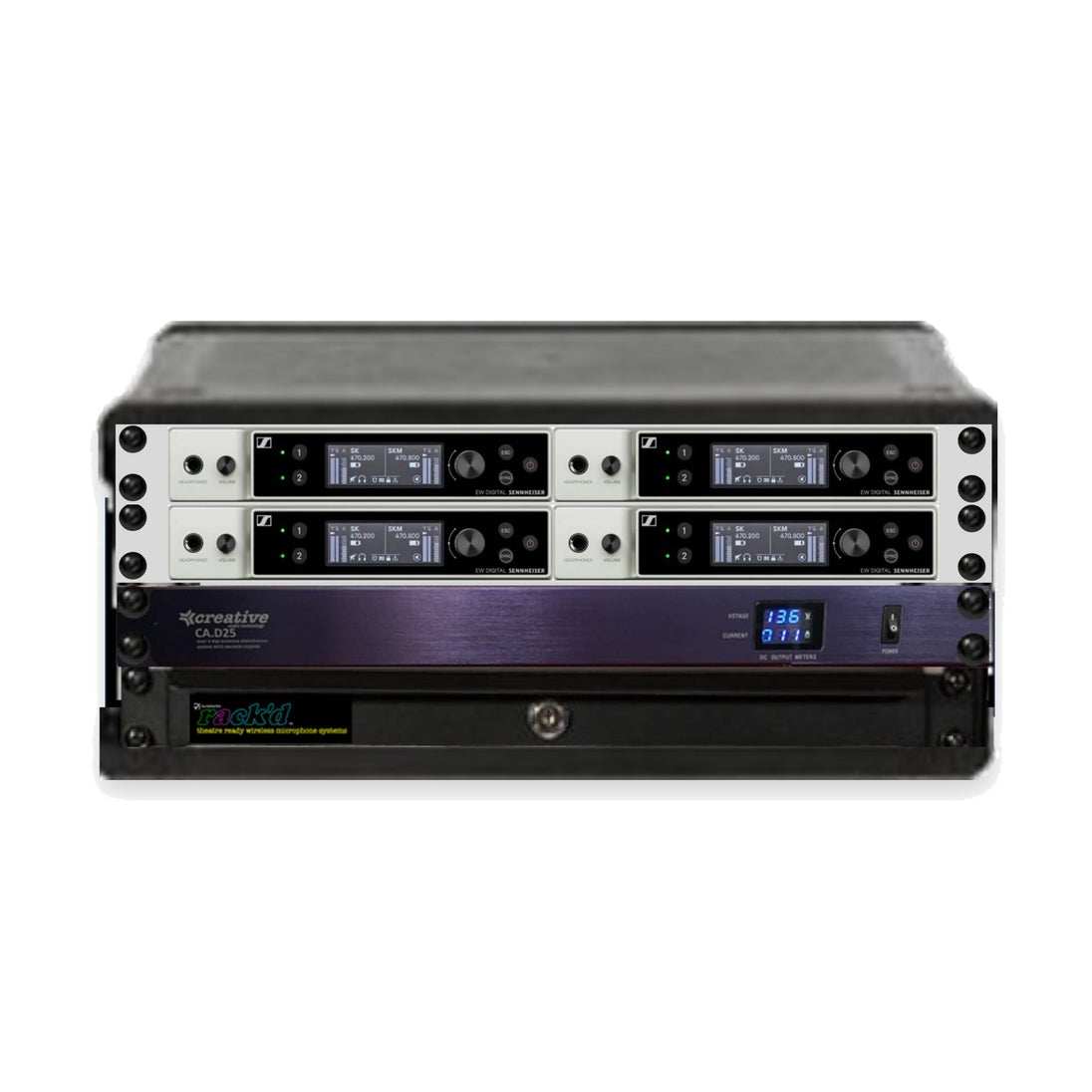 Sennheiser EW-DX Show-Ready fly rack