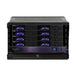 Shure SLX-D Show-Ready fly rack, front