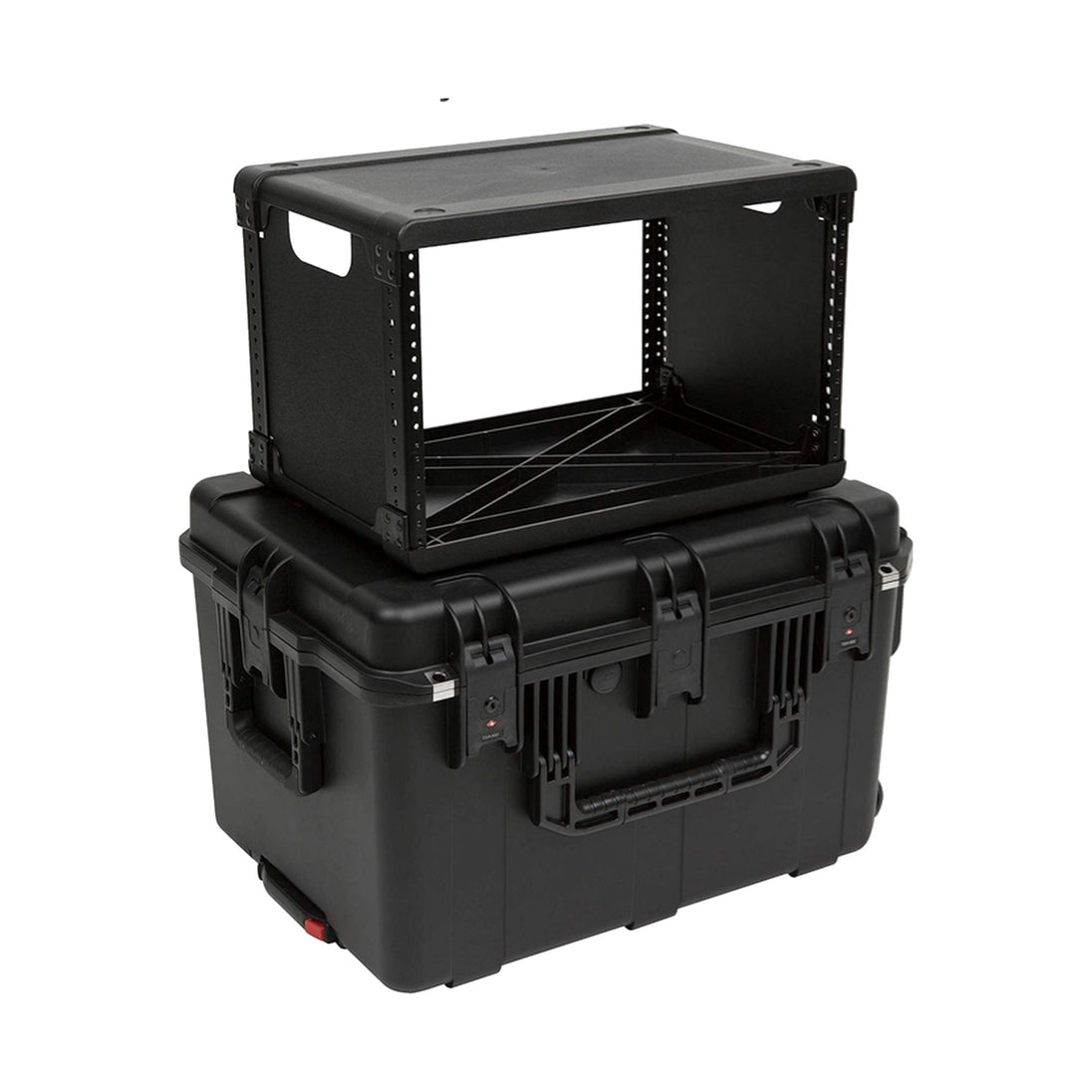 6U SKB fly rack with wheeled case