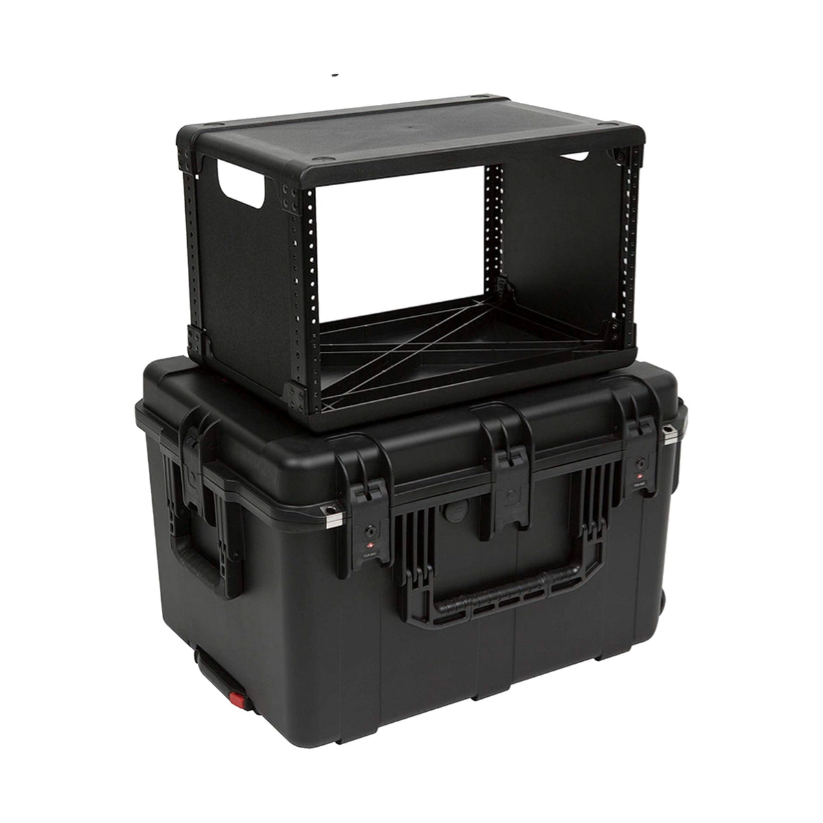 6U SKB fly rack with wheeled case