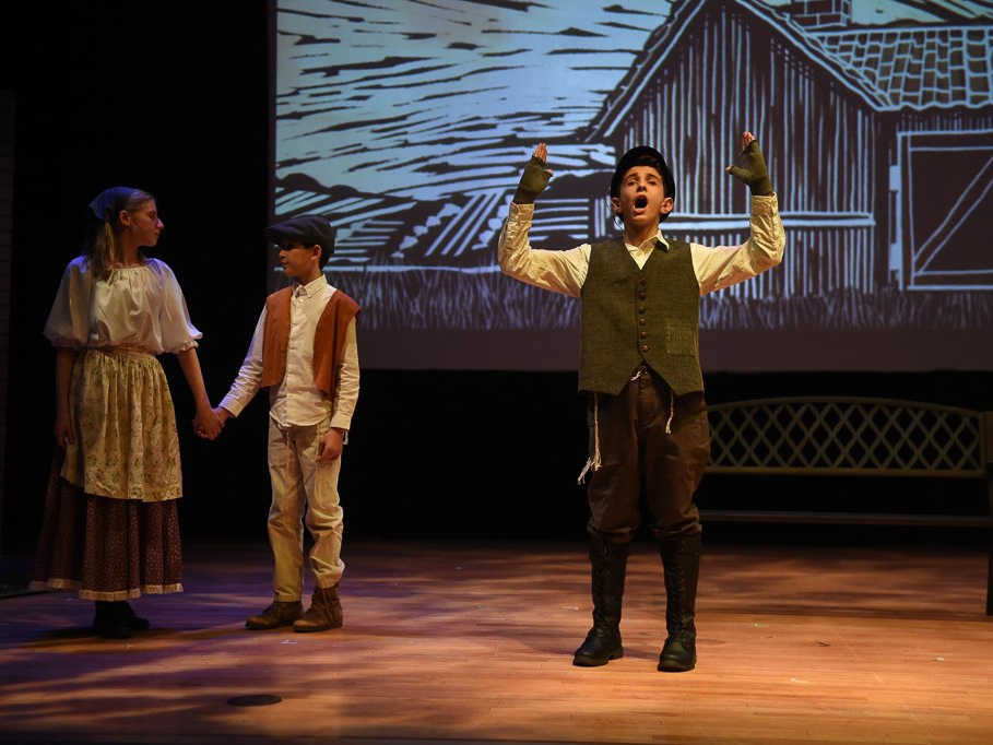 Fiddler on the Roof JR. production photo, JCC Pittsburgh