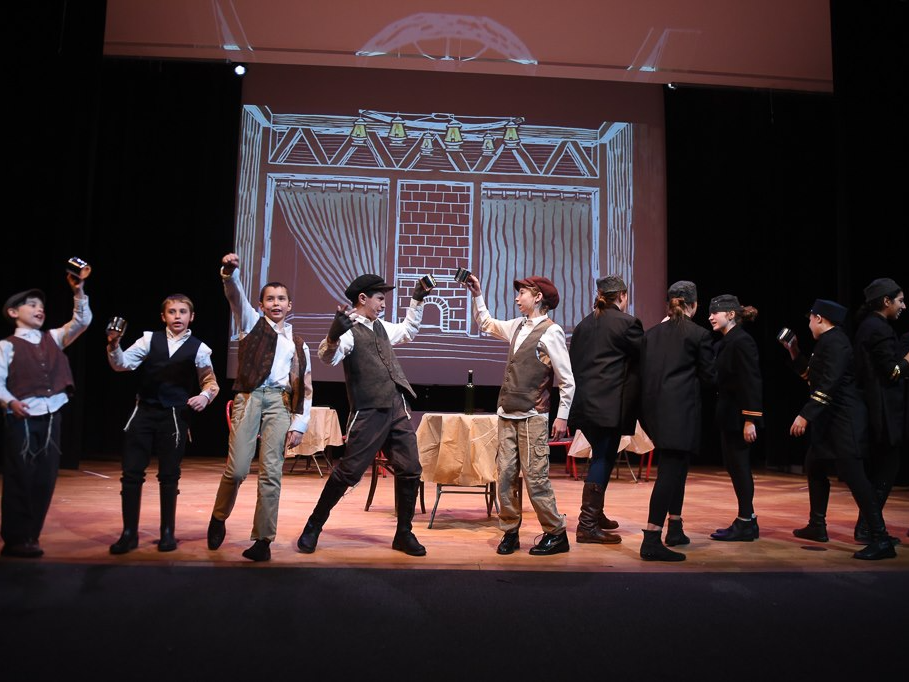 Fiddler on the Roof JR. production photo, JCC Pittsburgh