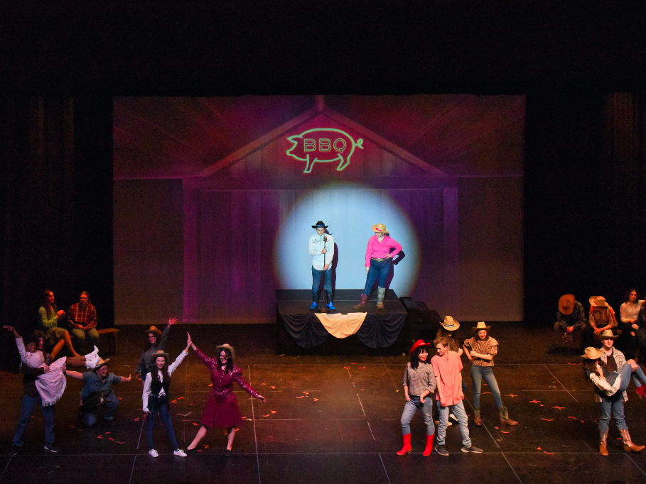 Footloose production photo, Indian River High School