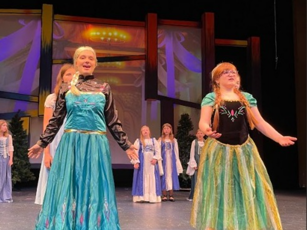 Disney's Frozen JR. production photo, Theatre Lawrence